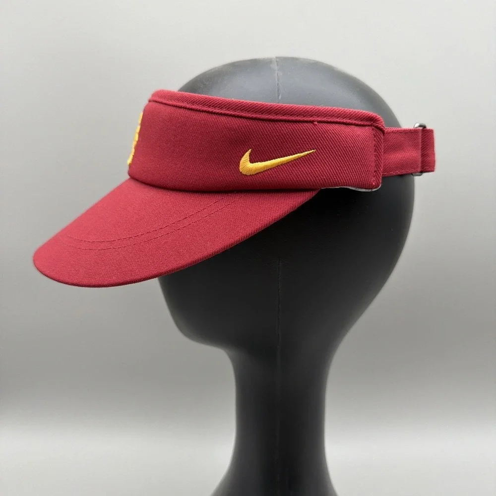 NCAA USC Trojans Nike Dri Fit Adjustable Visor EUC